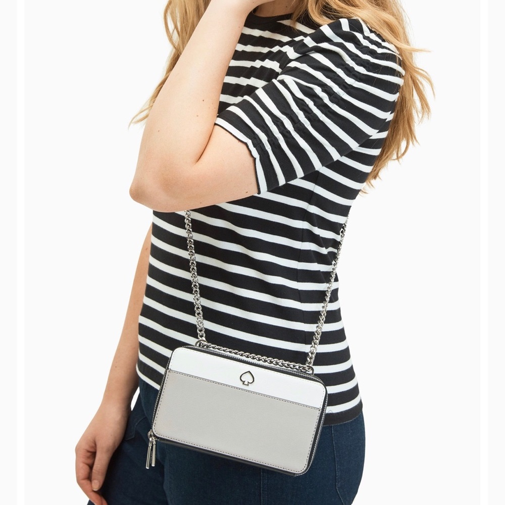 💐 KATE SPADE Adel Double Zip Crossbody